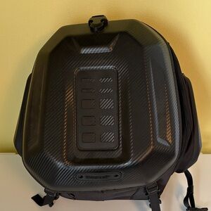 Rhinowalk 23L-35L expandable ABS Hard Shell Poly Tail Bag for Motorcycle